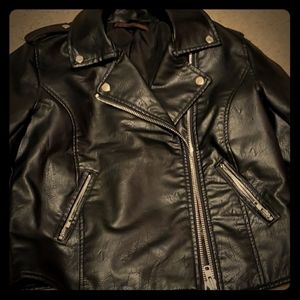 No boundaries leather jacket